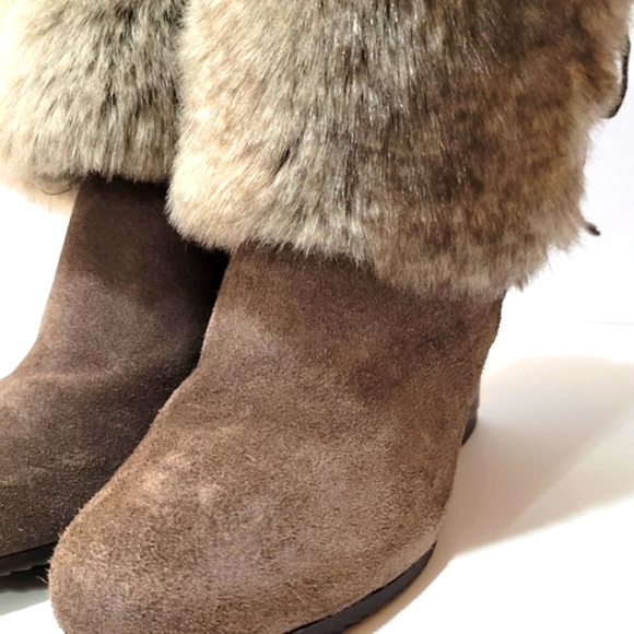 Chinese Laundry Faux Fur Boots Size 6 - Picture 6 of 10